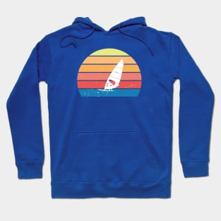 Retro Sun Windsurfer Hoodie